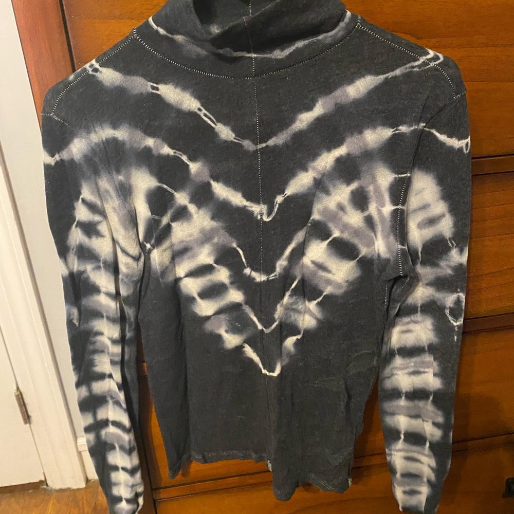 Free people tie dye turtleneck